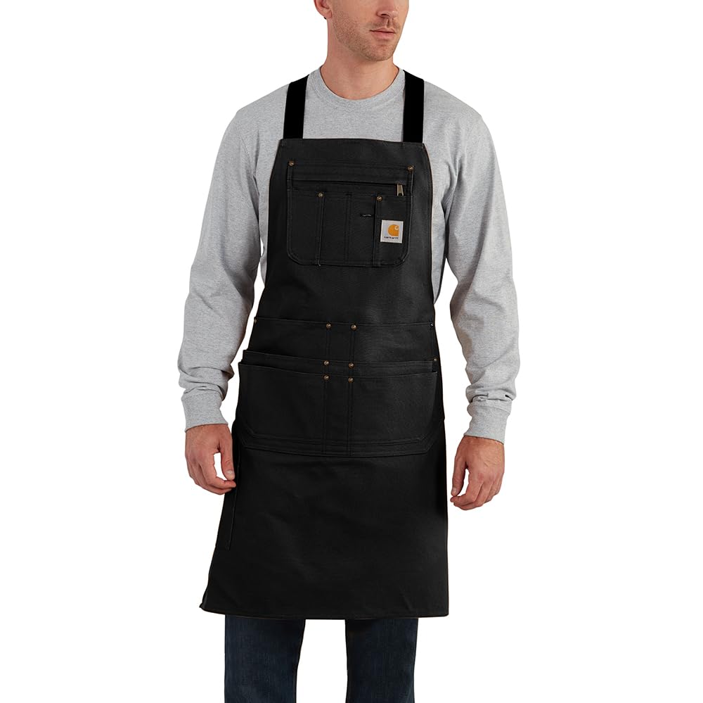 Carhartt Men's Firm Duck Apron, Black, One Size