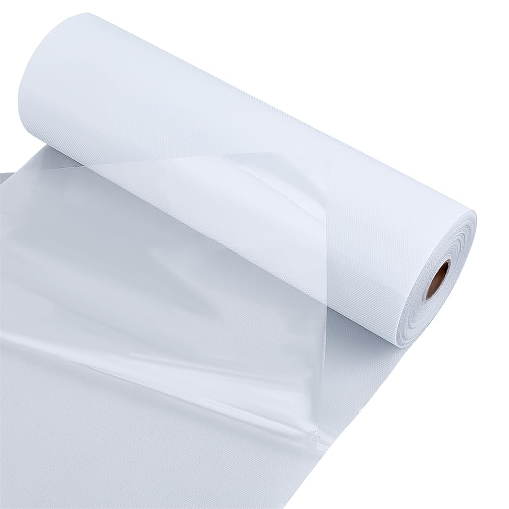 BENECREAT 65.6Ft x 12.6Inch Hot Fix Tape, Rhinestones Transfer Film Paper Roll for Transfer Pattern Rhinestones Clothes Fabric Decoration, 0.3 mm Thick
