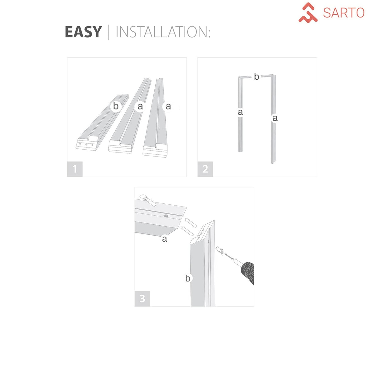 SARTODOORS Planum 0888 | Double Swing Interior French Doors with Glass with Frosted Glass, Solid Wood, Hardware Included, 60x84, White, Modern