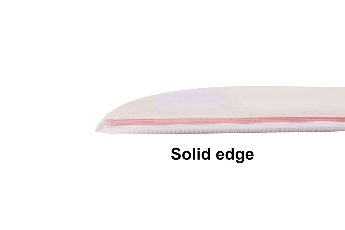 YESSART 7 x 7 Square Clear Plastic Envelopes Die Cut Stencil Storage Holder 20 Pack Hook Loop Closure