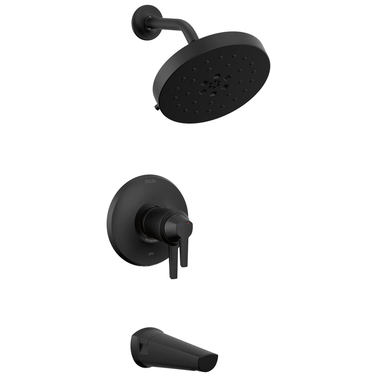 Delta Faucet T17T471-BL Galeon Tub/Shower, Matte Black