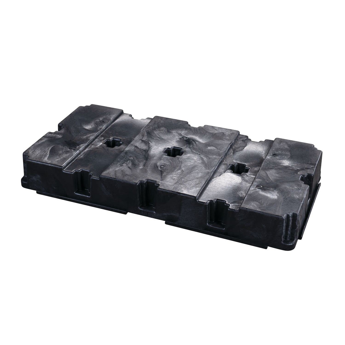 Eagle 2 Drum Spill Platform with Forklift Pockets, 26.25"x51"x6.5", 30 Gallon Sump, 5,000 lbs. Load Capacity Containment Tray, Made in USA, Black, 1632B