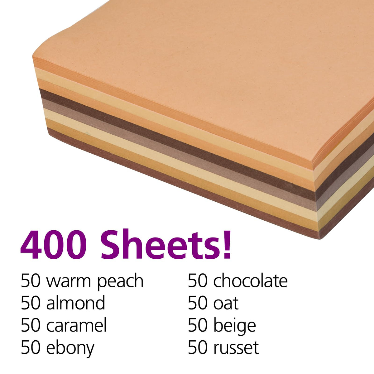 Colorations Colors Like Me Craft Paper - 400 Sheets