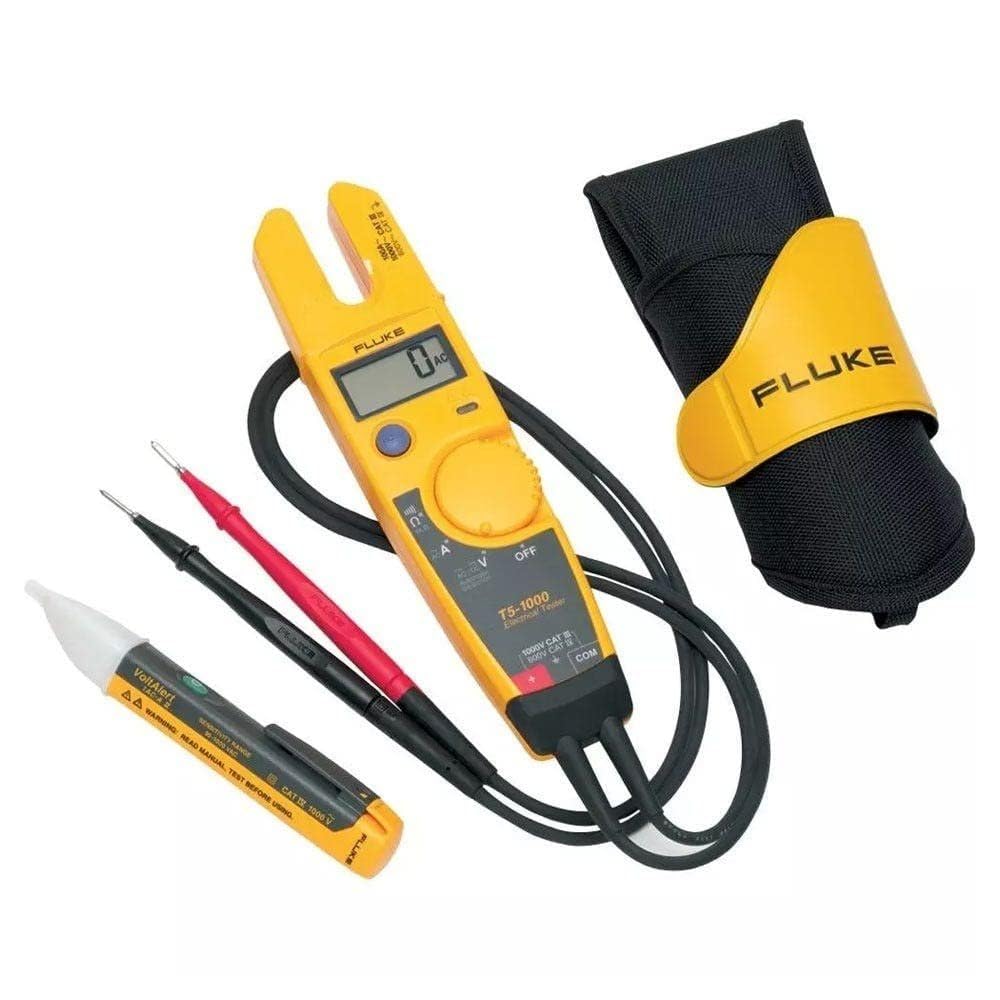 Fluke T5-H5-1AC Kit 3-Pc 1000V Electrical Tester, Custom Holster and AC Voltage Detector Kit