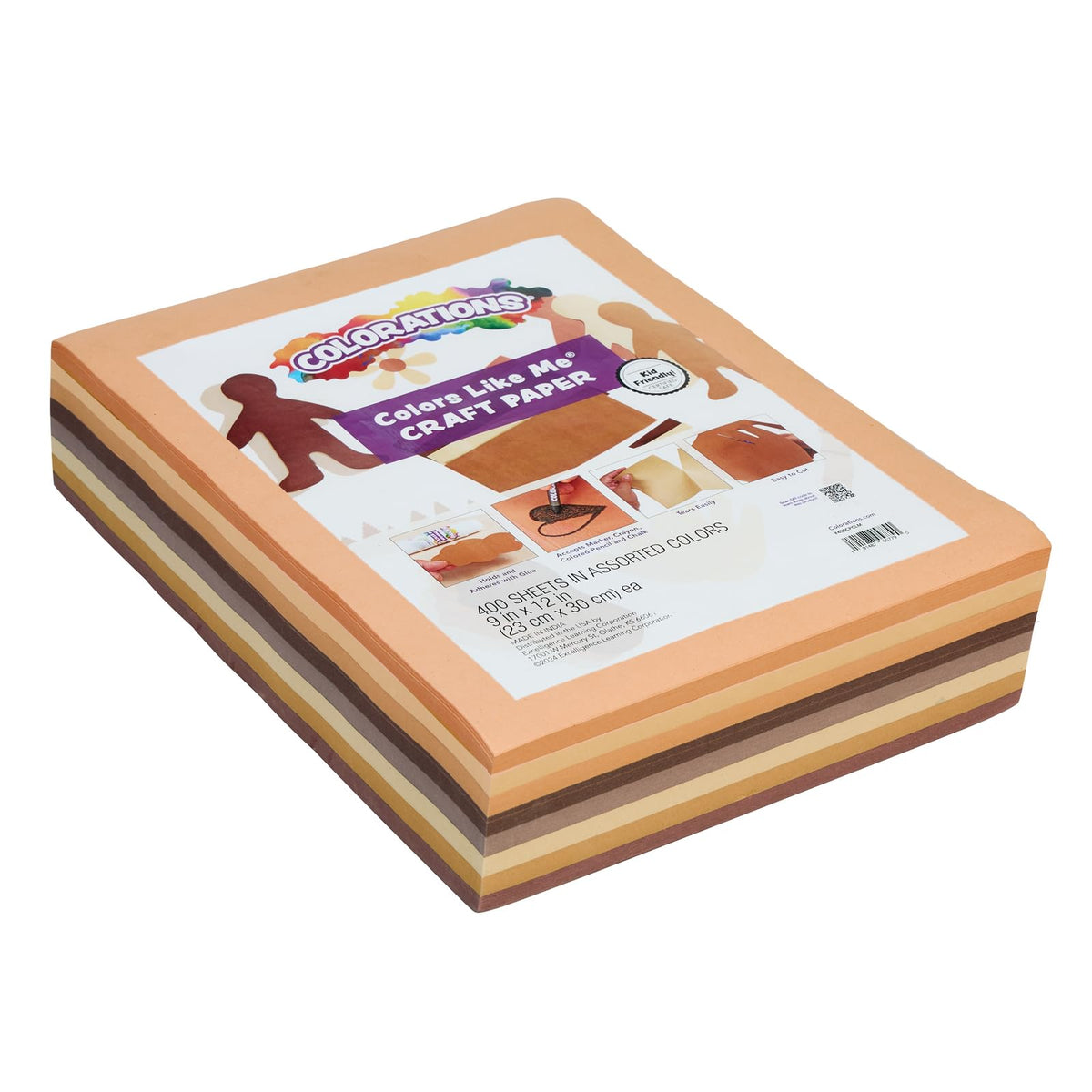 Colorations Colors Like Me Craft Paper - 400 Sheets