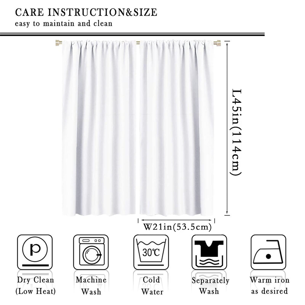 HZOHNAGO Gothic Curtains Red Bat Pattern Blackout Print Rod Pocket Window Drapes for Bedroom Living Room 42x45in