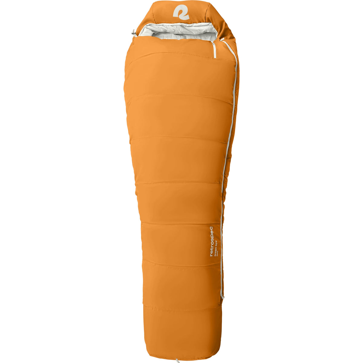 Retrospec Dream Mummy Sleeping Bag - 30°F Camping & Travel Essential Gear with Water - Resistant Shell & Synthetic Fill - Zippered Pocket & Stuff Sack