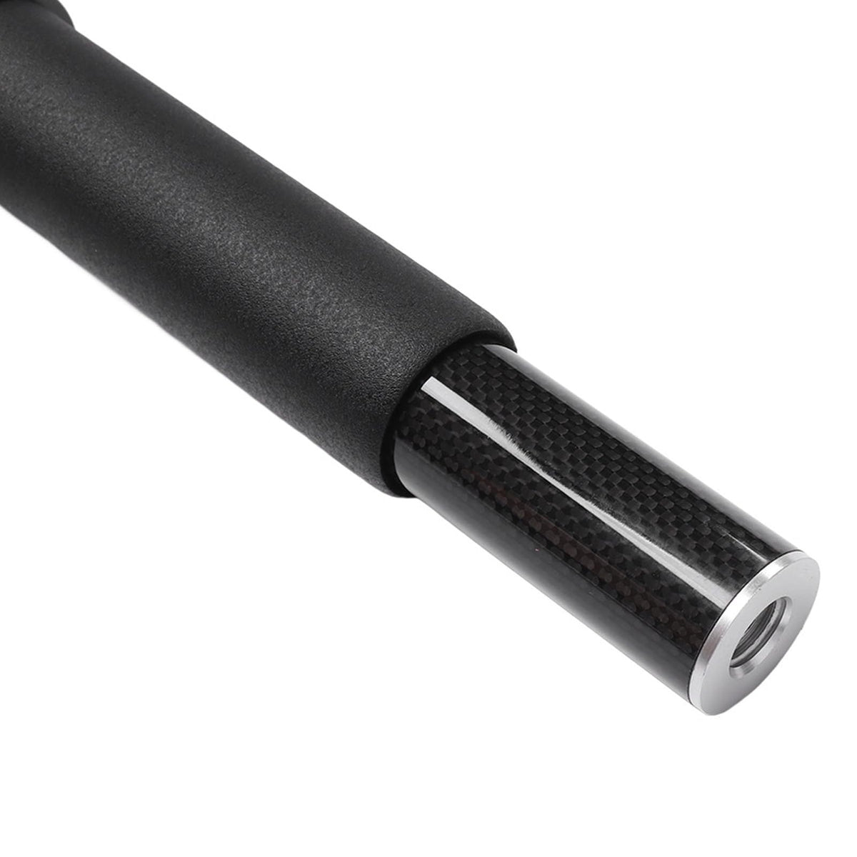 Land Surveying Equipment 4 Section Survey Pole 2 Meter 4 Section Survey Pole RTK Carbon Fibre Surveying Prism Pole with Level Bubble 0mm Constant