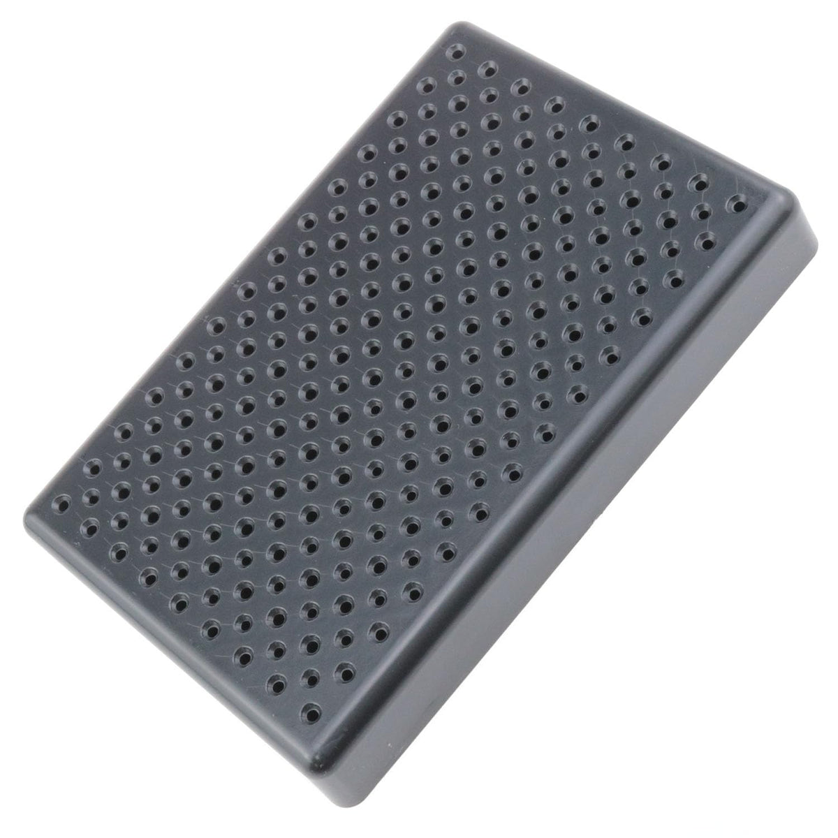 Meuey Lyot Black 7.87×6×0.94 inches Plastic Model Paint Rack Easel Base Construction Tool 14 x 19 Holes for Spray Pen Model Parts DIY Card Photo memo 1 PCS