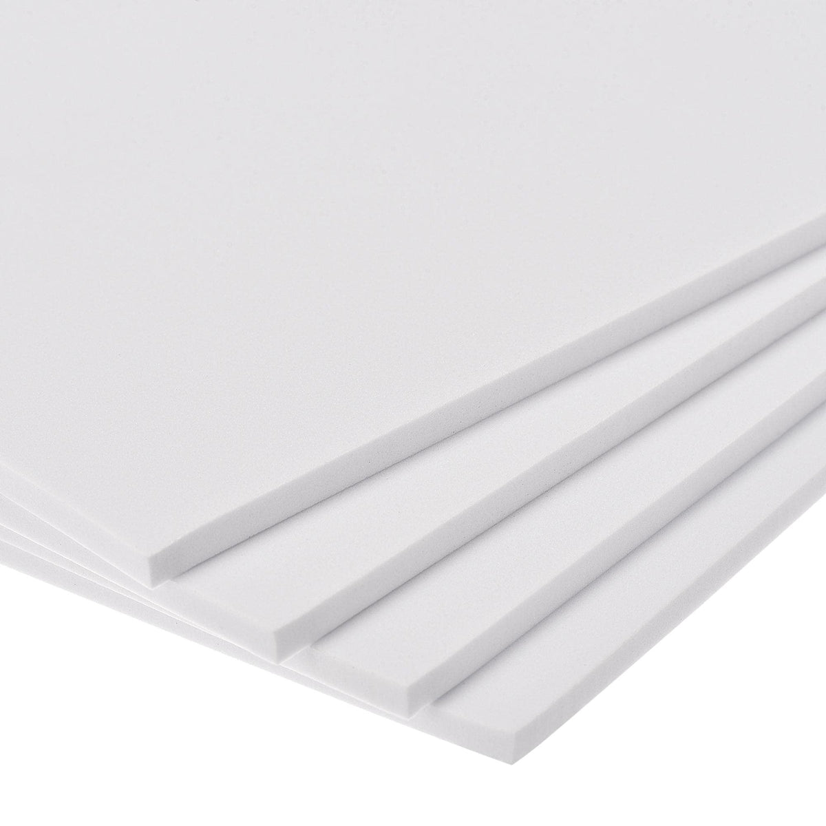 uxcell White EVA Foam Sheets 10 x 10 Inch 5mm Thickness for Crafts DIY Projects, 4 Pcs