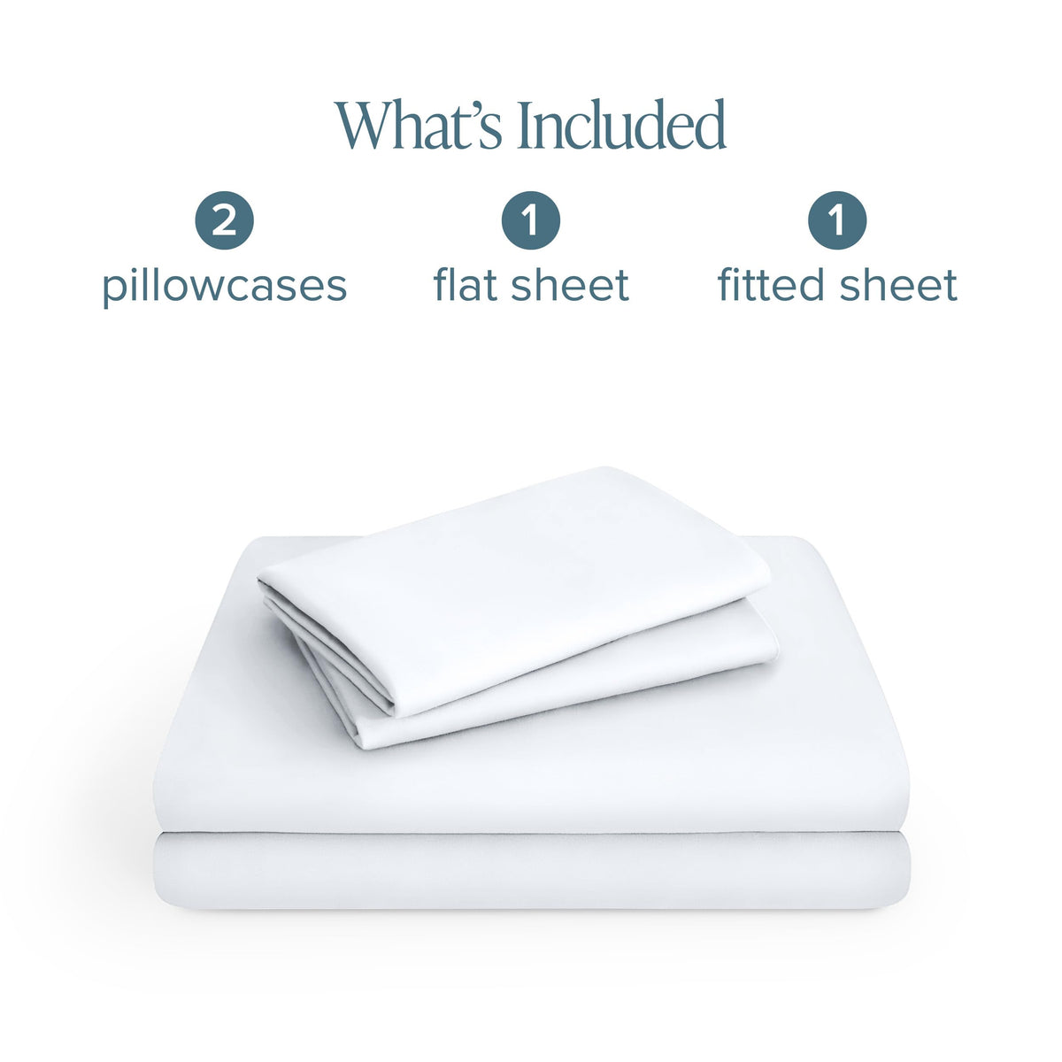 Bare Home Cooling Performance Jersey Knit Stretch Sheet Set, Moisture-Wicking & Breathable, 4-Way Stretch Bed Sheets, Envelope Pillowcases (Full, White)