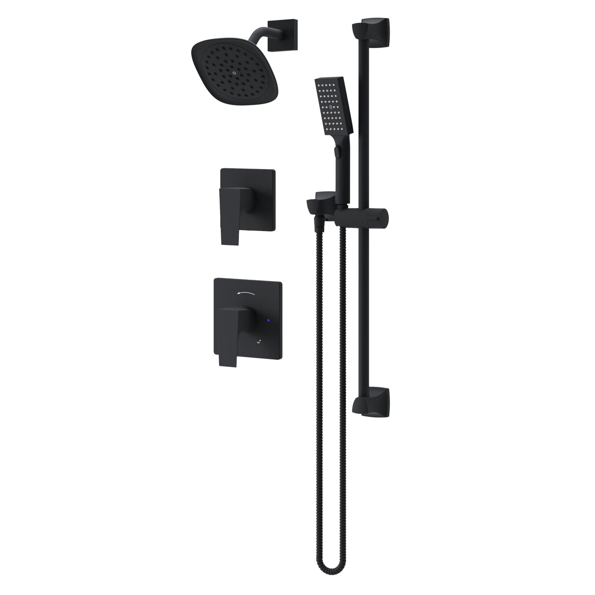 Verity HydroMersion Double Handle Shower Trim Kit with Hand Spray