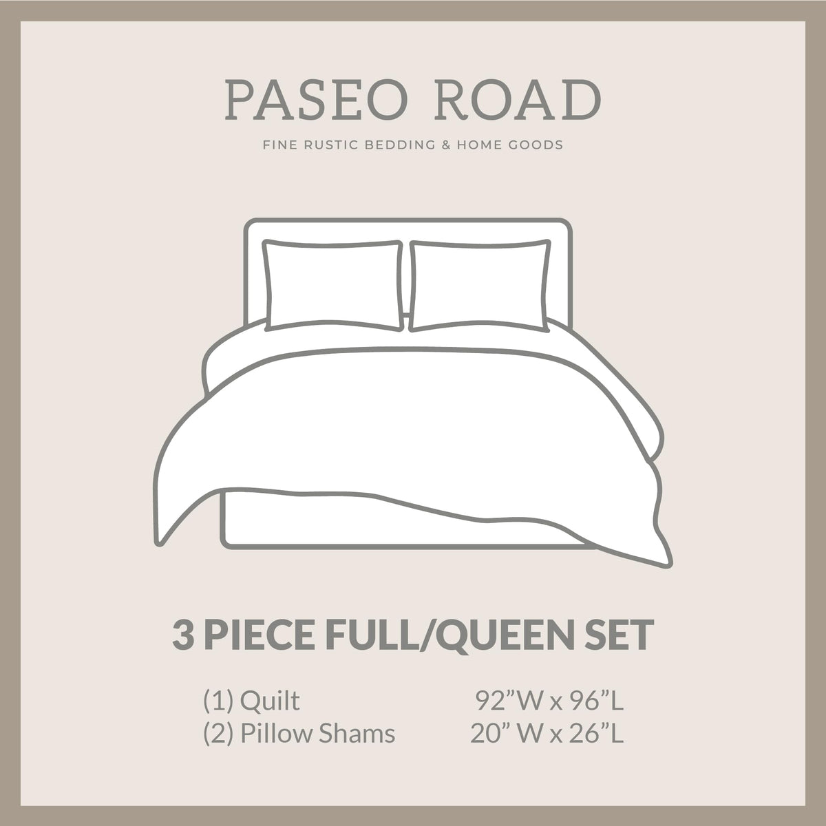 Paseo Road White Pine Rustic Bedding 3 Piece Full Queen Quilt Set, Cotton White Brown Bear Deer Pine Tree Woodland Print Cabin Bedding, Reversible Lodge Quilt Set with Pillow Shams
