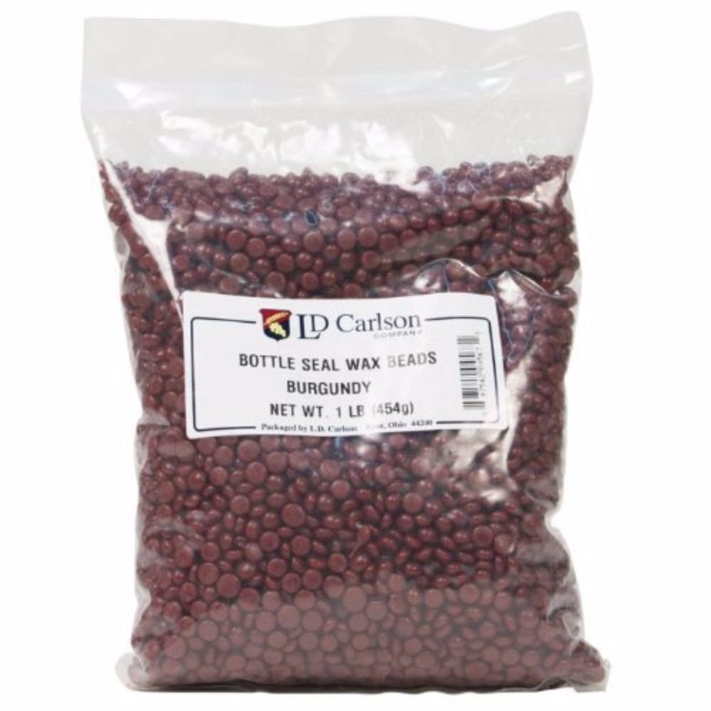 Bottle Seal Wax Beads, Burgundy