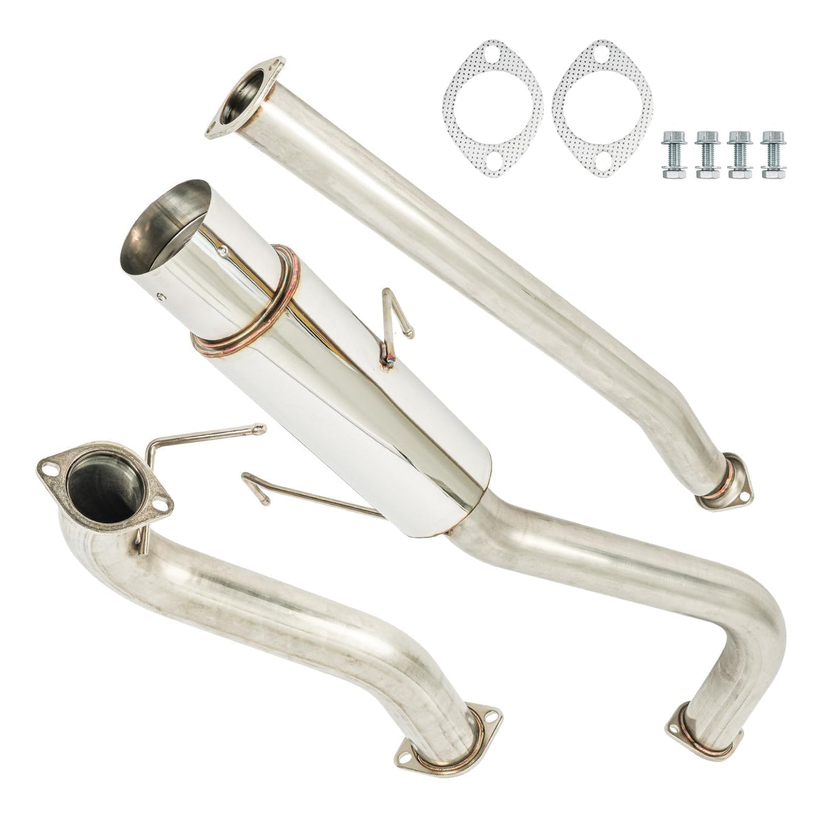 PHILTOP Cat-Back System, Stainless Steel Cat Back Exhaust System Fit for 2015-2017 Subaru WRX/WRX STI