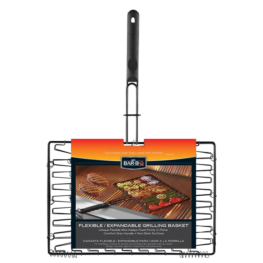 Mr. Bar-B-Q Deluxe Non-Stick Flexible Grilling Basket (06601Y)