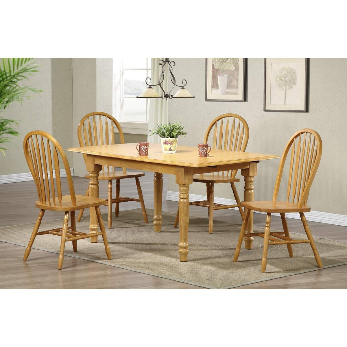 Sunset Trading Oak Selections Dining Chair, Light Finish