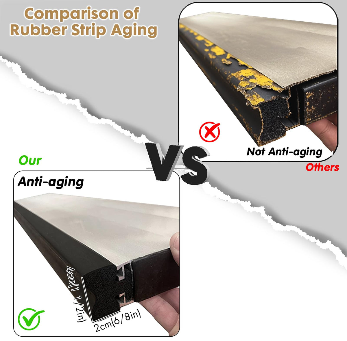 Aluminum Flood Protection Barrier for 32" 36'' 42'' 72'' Doors, Quick Detachable Reusable Flood Control Baffle - Front Door/Basement Entrance/Backyard Flooding Water Barriers (for 30" - 32" Door)