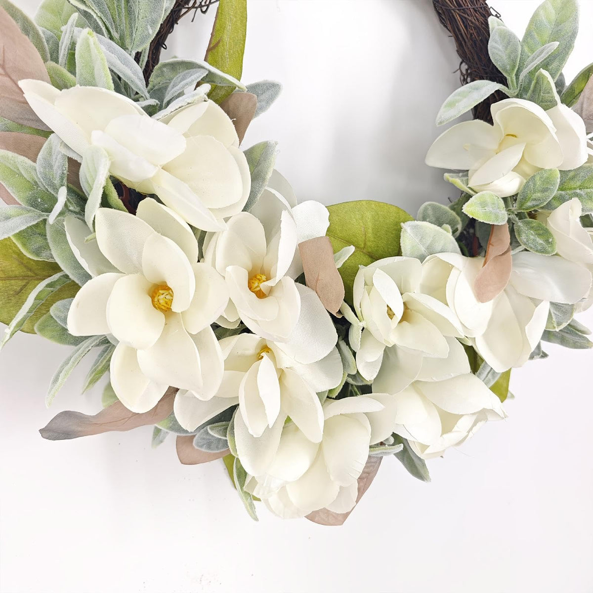 predolo Flower Wreath for Front Door Outdoor Table Window Hanging Garland