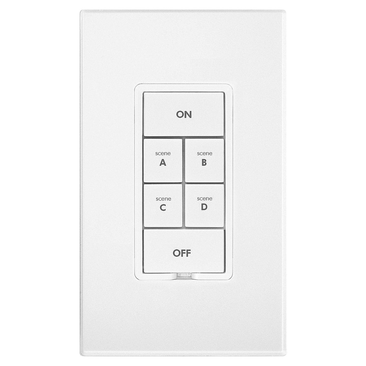 Insteon Smart Light Switch Smart Keypad, in-Wall 6-Button On/Off Scene Controller, Connect Up to 5 Devices, 150W LED Capacity, Works with Alexa & Google Assistant, Hub Required - 2487S