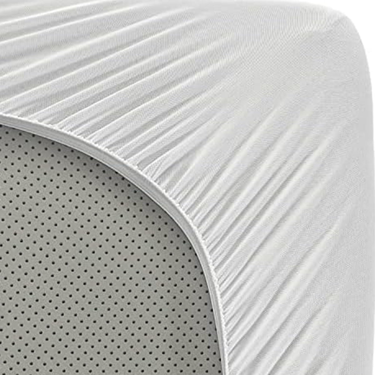 Cooling Charcoal Infused Mattress Protector, Protect-A-Bed, Waterproof, 5-Sided, Queen