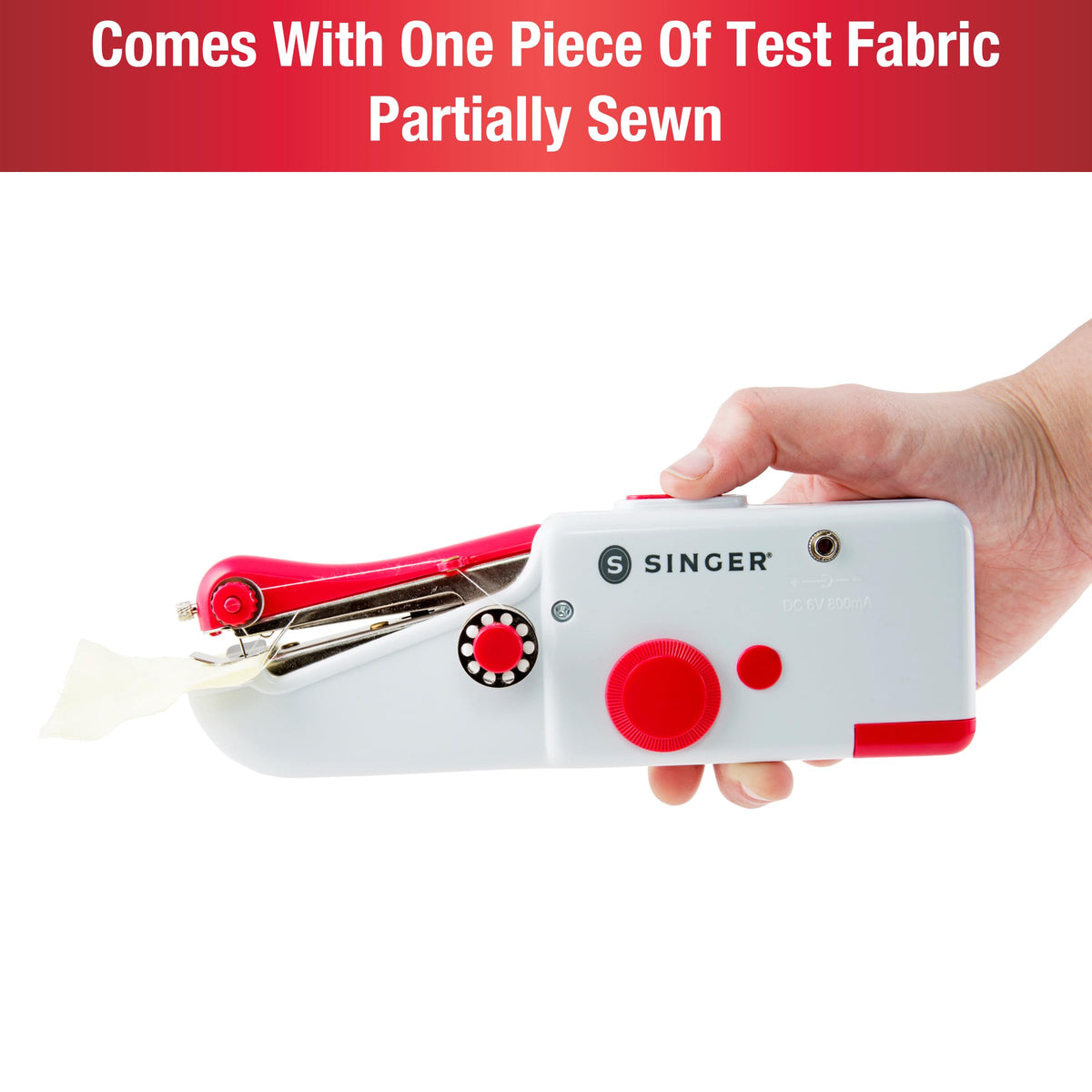 SINGER Stitch Sew Quick Portable Mending Machine - Single Thread Machine for Quick Repairs