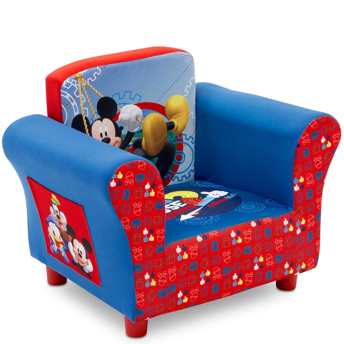 Delta Children Upholstered Chair, Disney Mickey Mouse