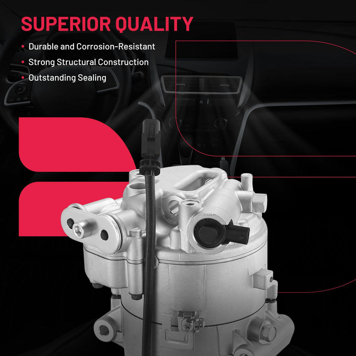BDFHYK 158271 Air Conditioning A/C Compressor Compatible with Chevy Cruze 2012 2013 2014 2015 2016 L4 1.4L, Cruze Limited 2016 L4 1.4L