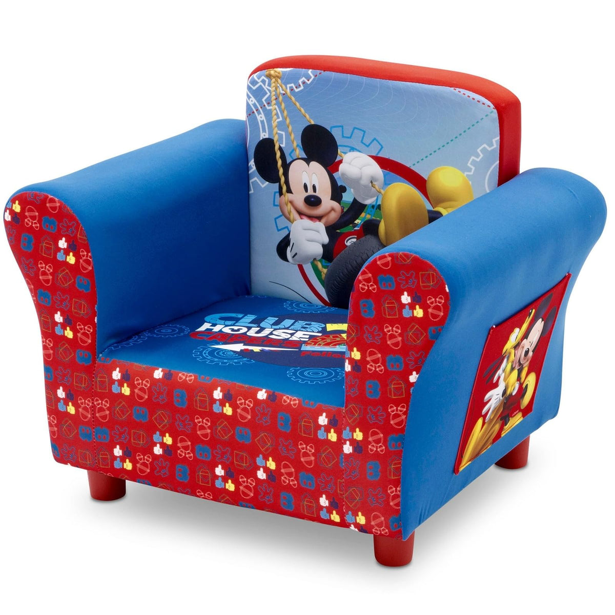 Delta Children Upholstered Chair, Disney Mickey Mouse
