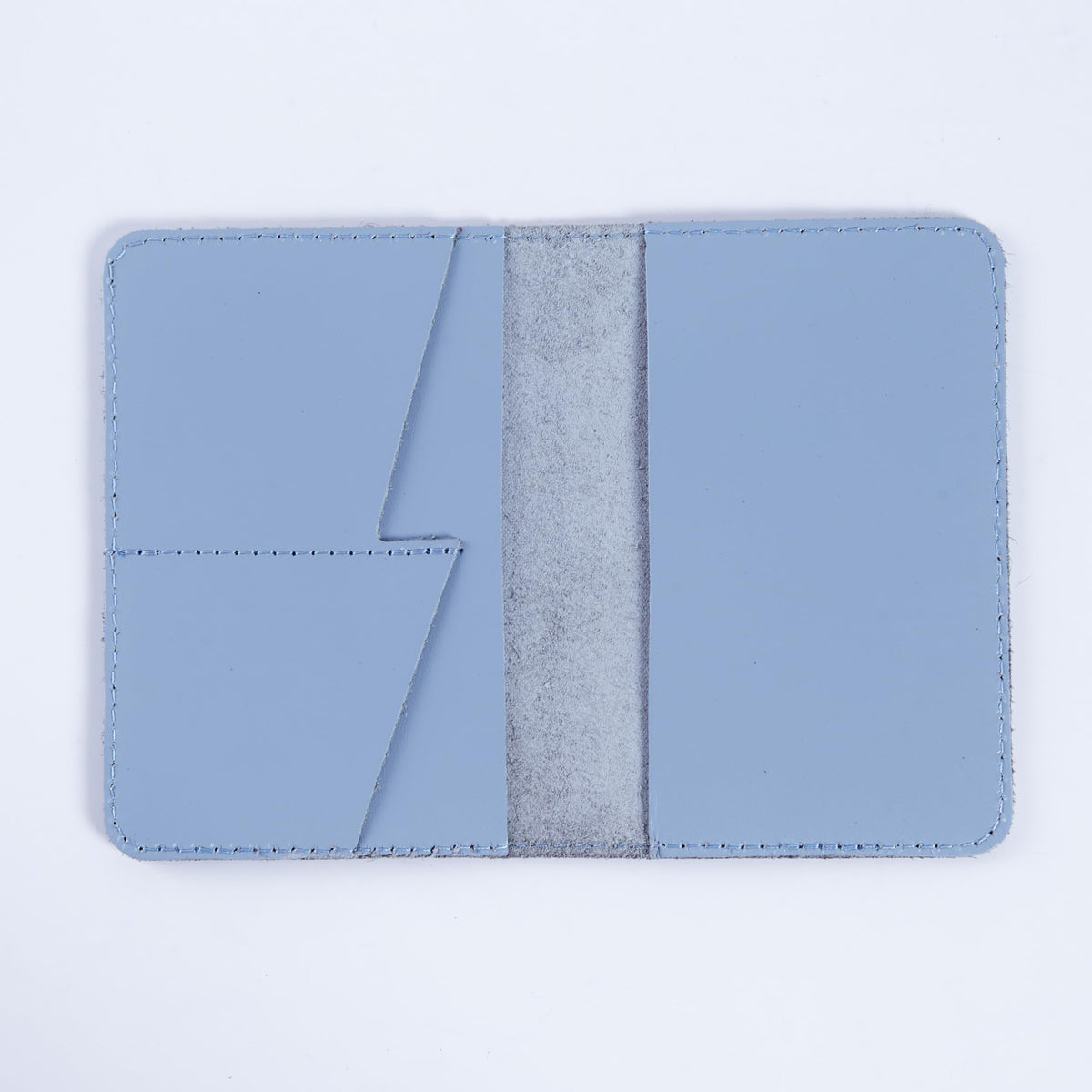 INCARNE Leather Passport Holder for Travel - Passport Case - Passport Wallet for Men - Passport Cover for Women Sleeve Protector - Travel Essentials Vacation Luggage Gifts - Classic Light Blue