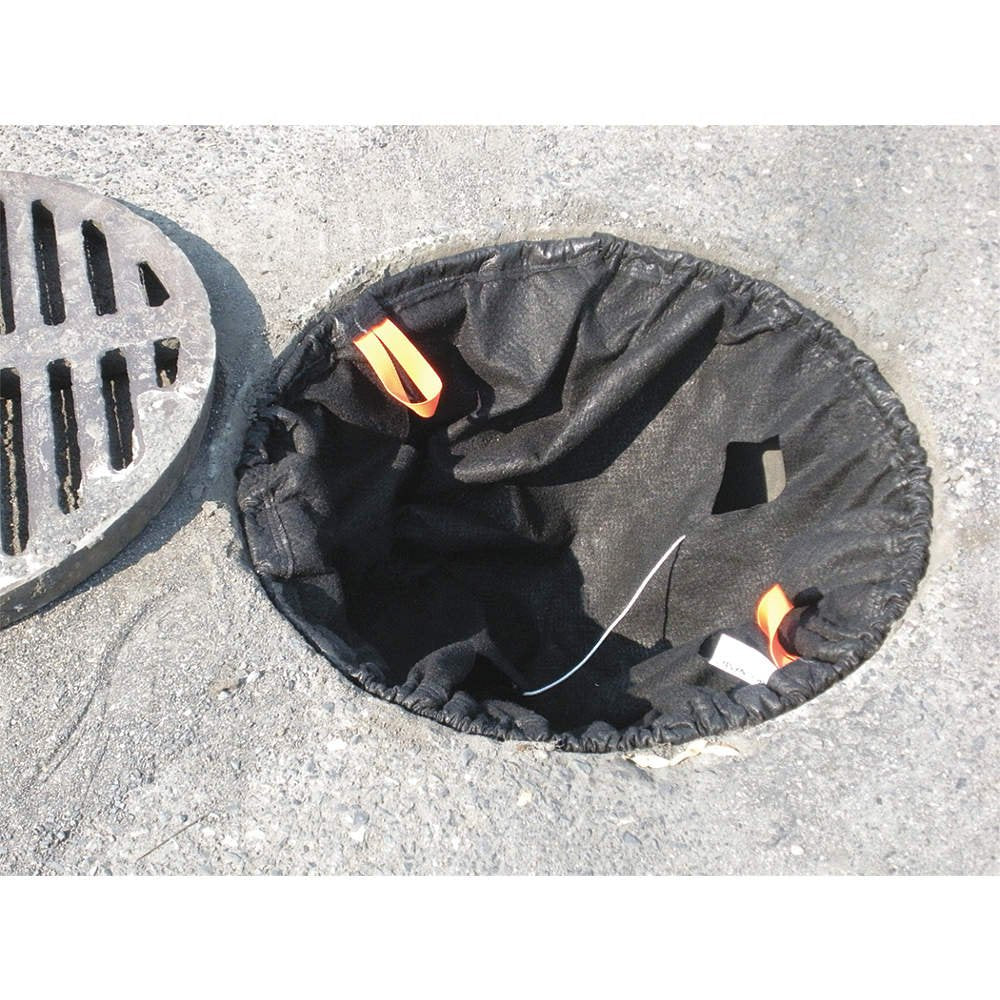 Eagle T8701B StormNest Catch Basin Insert, Sediment-Oils, Round, 24" - 26", Black