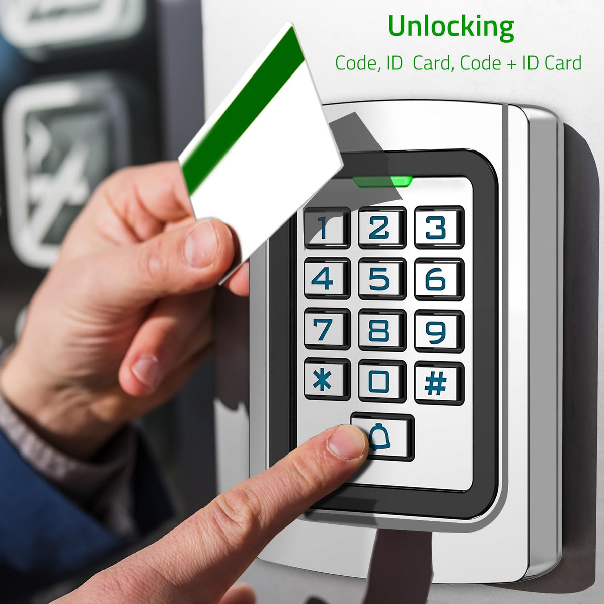 Access Control Keypad, for Garage Door, Gate Opener and Access Control System