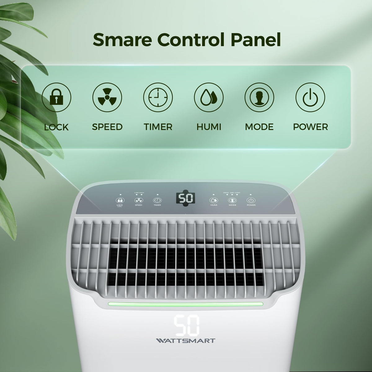 4,500 Sq.Ft Dehumidifier for Basement with Drain Hose, 50 Pint Dehumidifiers for Large Home with Three Operation Modes, Intelligent Humidity Control, 24HR Timer for RV, Bathroom, Bedroom