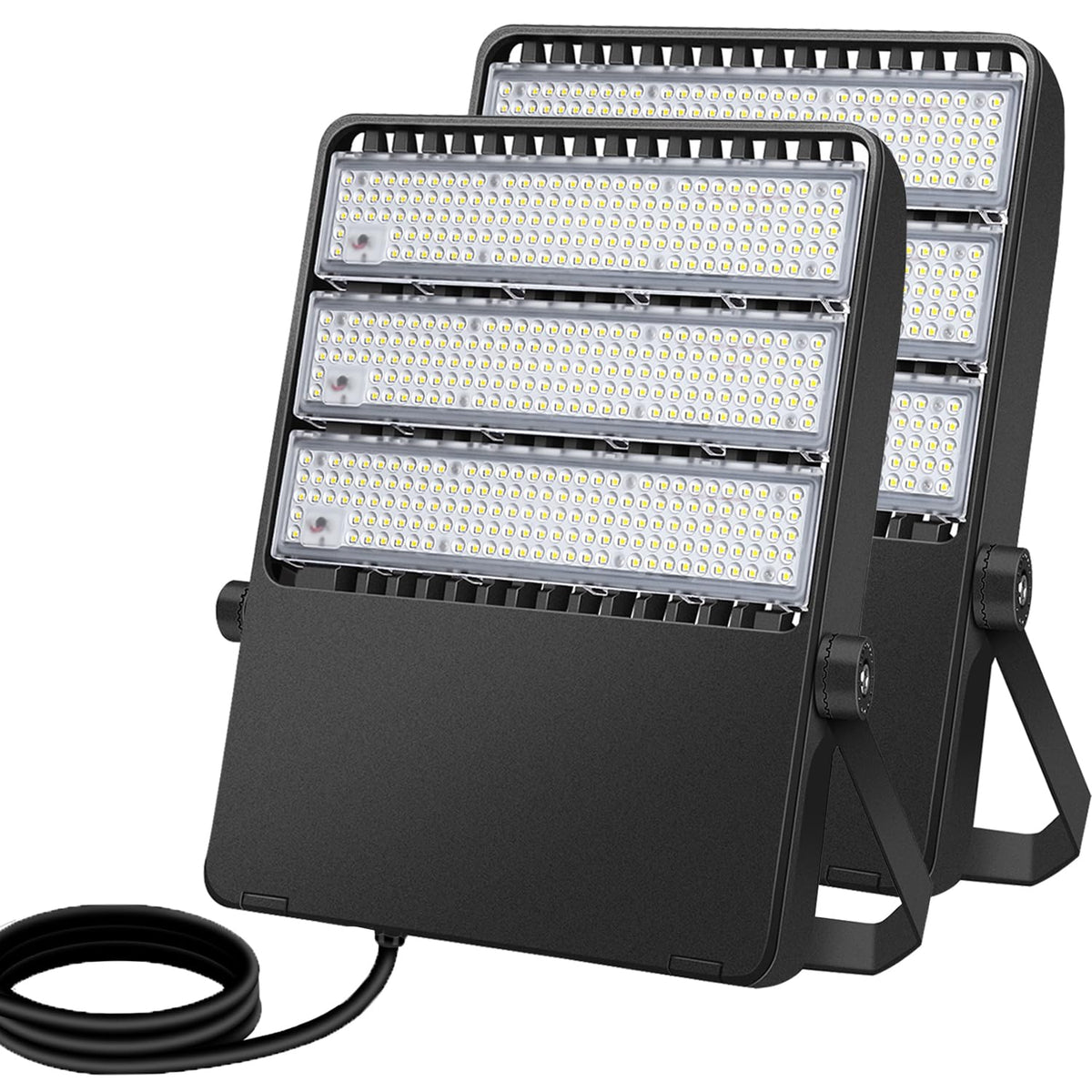 ledmo Outdoor LED Flood Lights 360W Adjustable Mount Stadium Lighting Super Bright 42,000LM 5000K LED Arena Lights Commercial Lighting Fixture for Garage，Yard