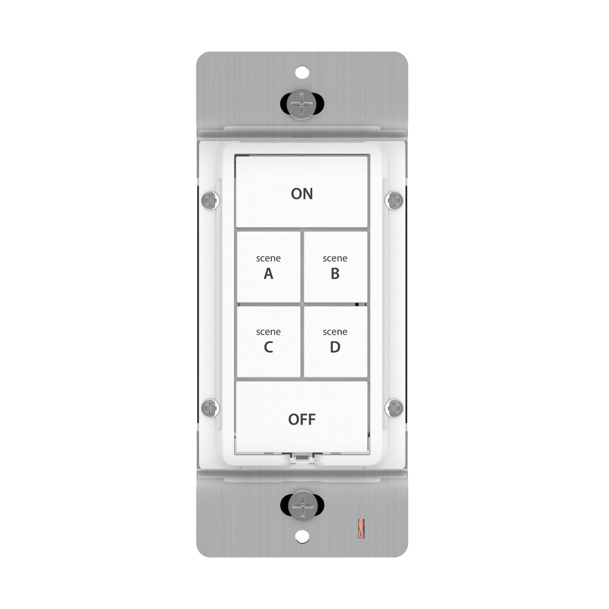 Insteon Smart Light Switch Smart Keypad, in-Wall 6-Button On/Off Scene Controller, Connect Up to 5 Devices, 150W LED Capacity, Works with Alexa & Google Assistant, Hub Required - 2487S