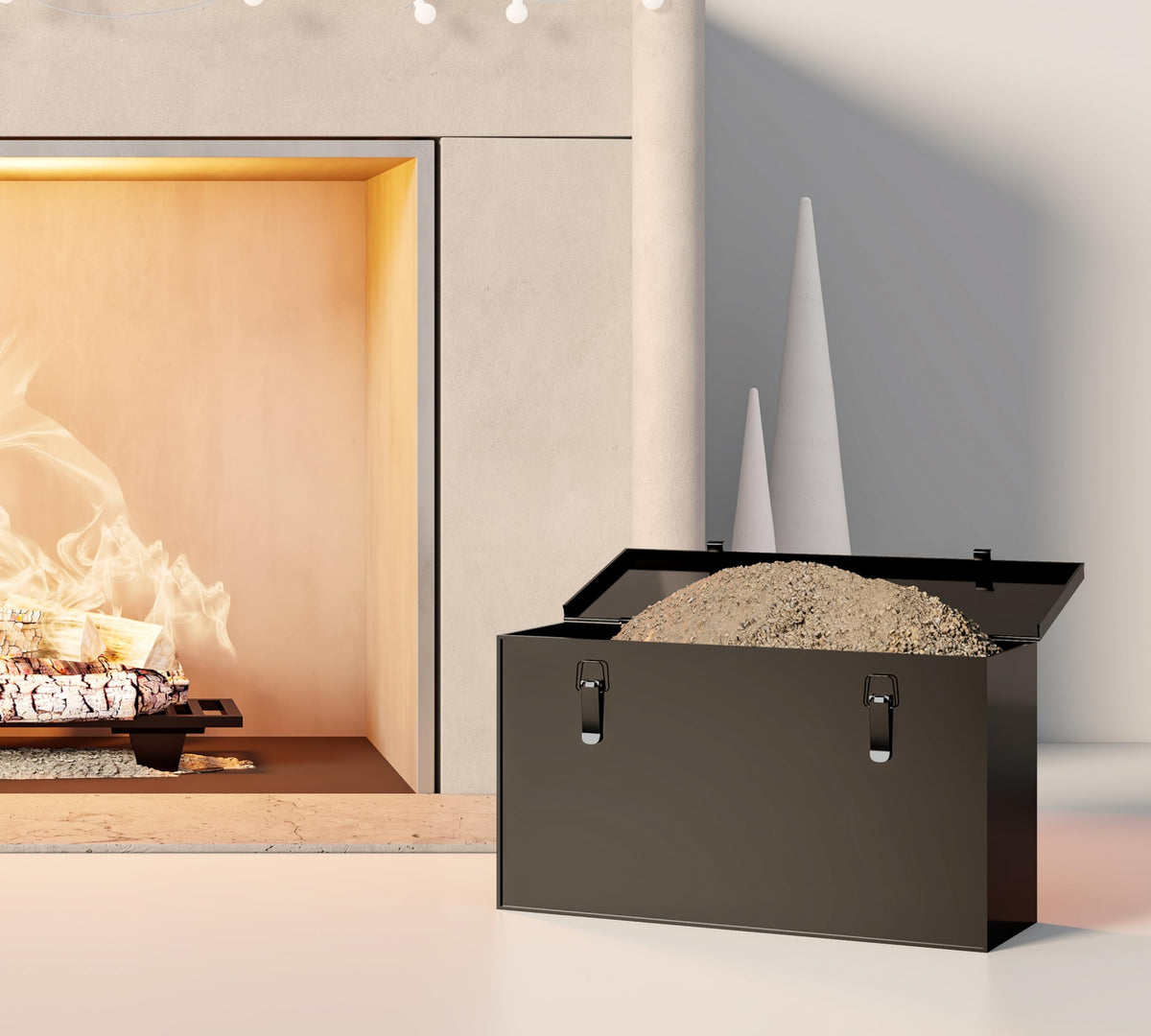 Fire Beauty Ash Bucket, Black, FB204