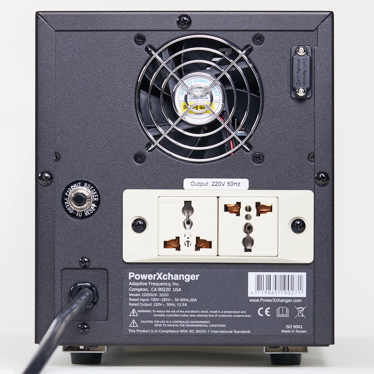 220 Volt/50Hz AC Power Source - Step-Up Voltage & Frequency Converters (3000VA/2700W) UX-3K