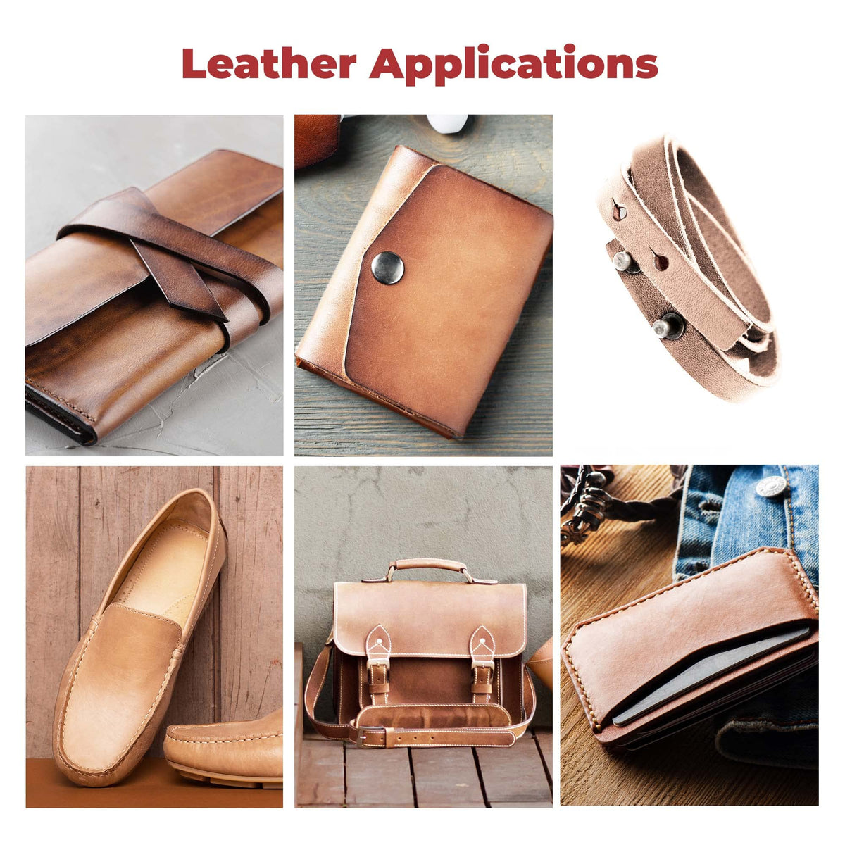 ELW 2-3 oz (1-1.4mm) Thickness Weight 8"x8" Vegetable Tanned Leather Cowhide Grade AB Full Grain Leather for Tooling, Carving, Engraving, Molding, Embossing, Stamping, & Dyeing