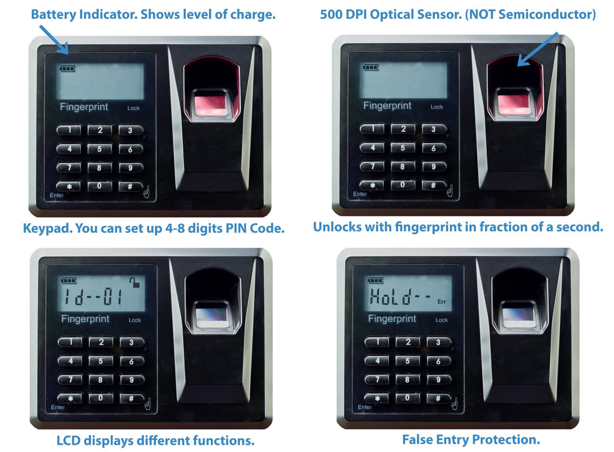 Viking Security Safe VS-52BLX Heavy Duty Hidden in Wall Safe Biometric Fingerprint
