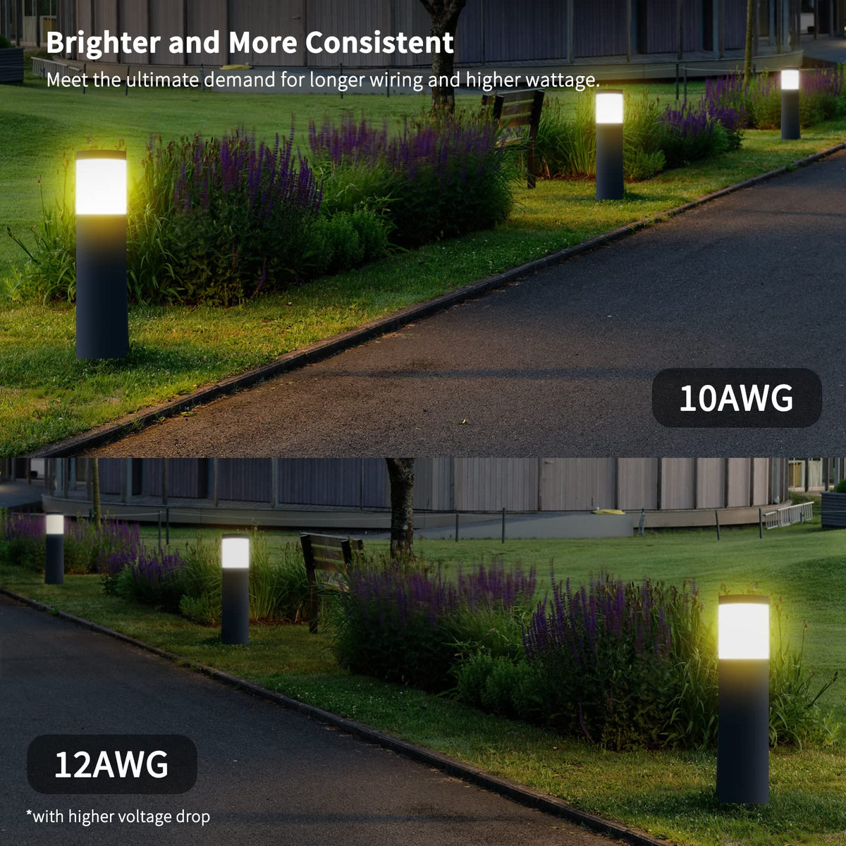 FIRMERST 10/2 Low Voltage Direct Burial Landscape Lighting Wire Spool 200 Feet
