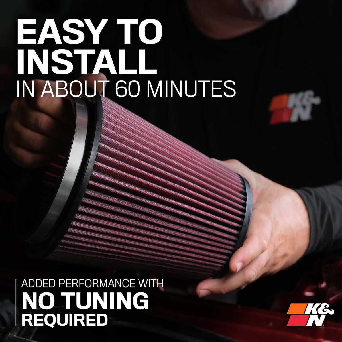 K&N Cold Air Intake System: High-Flow Air Filter, Increase Performance & Towing: Compatible with 2005-2019 Nissan: Frontier,Pathfinder, Xterra, 57-6014