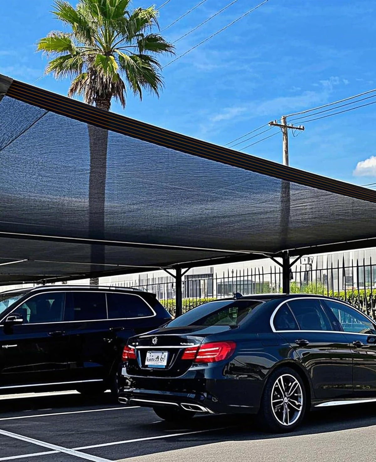 90% Black Shade Cloth,8x20FT Durable Mesh Tarp with Grommets, Garden Sunblock Shade Cloth Shading Antifreezing for Plants Cover, Greenhouse, Barns Kennel
