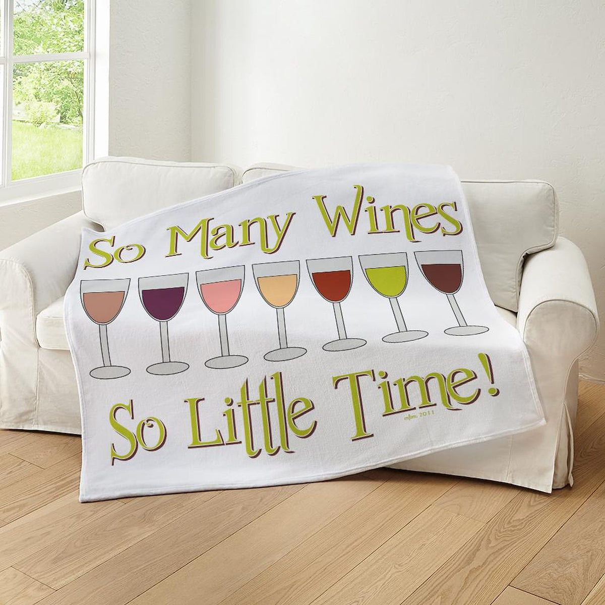 CafePress SO Many Wines... Throw Blanket Super Soft Fleece Plush Throw Blanket, 60"x50"