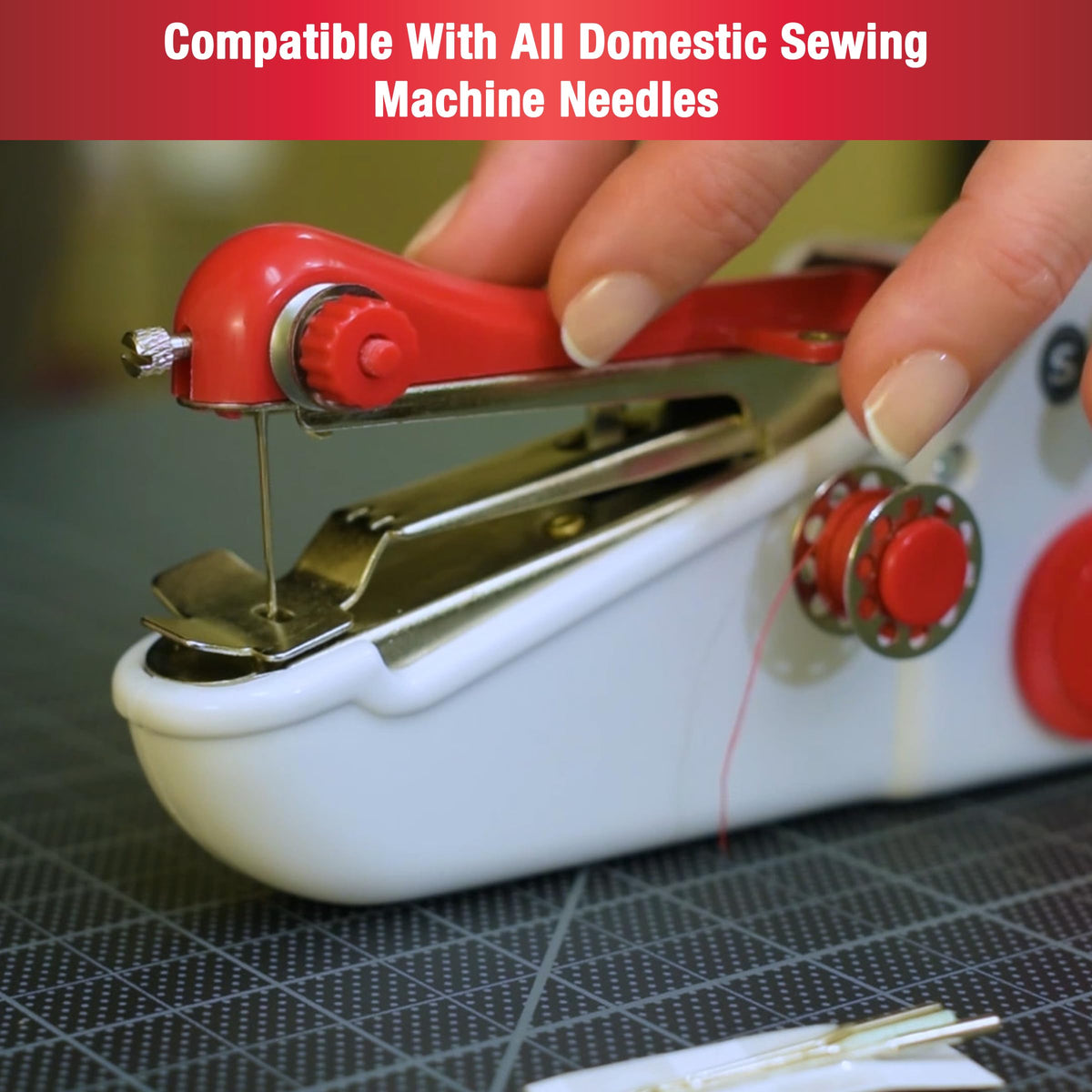 SINGER Stitch Sew Quick Portable Mending Machine - Single Thread Machine for Quick Repairs