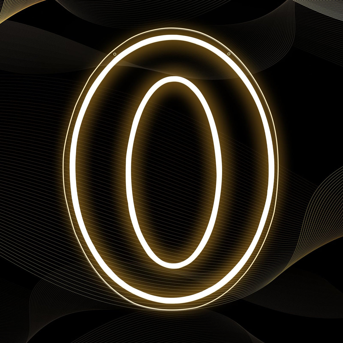 RumonZS Number 0 Light Up LED Neon Sign Backdrop 16.5" Birthday Party Decor Warm White Number One Light Up Sign USB Powered Big Number Sign Light for Birthday Night Light Party Anniversary Wedding