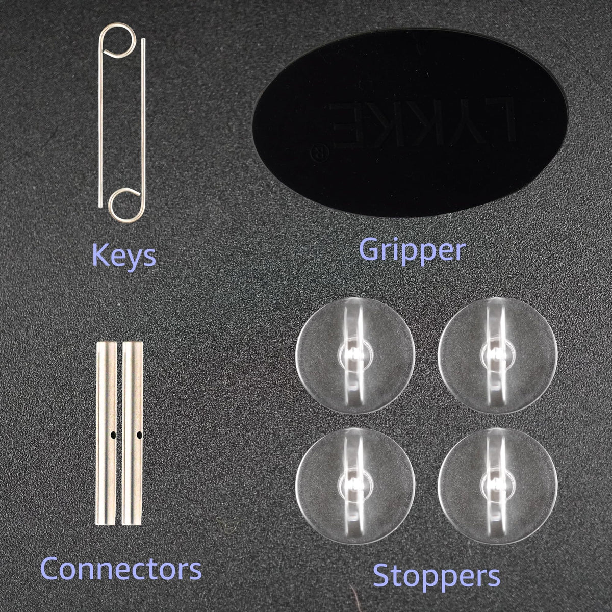 Lykke Flight 3.5 in. Mini Set US Sizes 0, 1, 1.5, 2, 2.5 Interchangeable Circular Knitting Needles for Lace, Fingering, Sock, Baby Yarn, Stainless Steel, 3 Cords, Denim Case, Project Bag