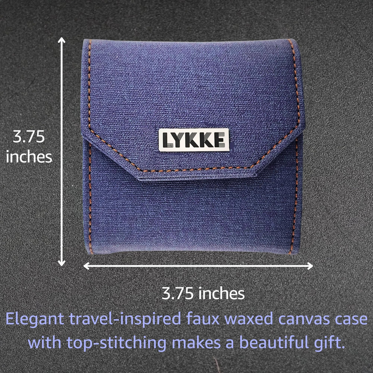 Lykke Flight 3.5 in. Mini Set US Sizes 0, 1, 1.5, 2, 2.5 Interchangeable Circular Knitting Needles for Lace, Fingering, Sock, Baby Yarn, Stainless Steel, 3 Cords, Denim Case, Project Bag