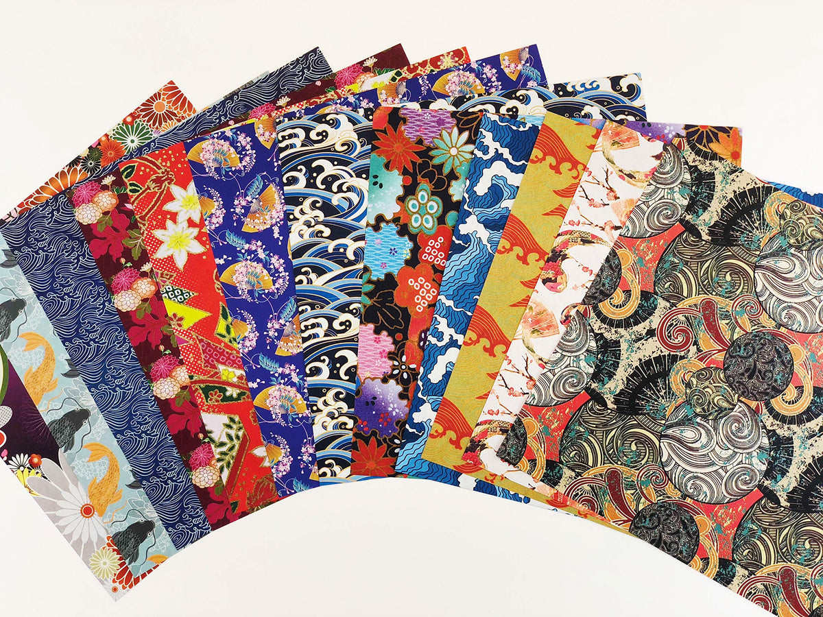 Origami Paper 500 sheets Chiyogami Patterns 6" 15cm: Tuttle Origami Paper: Double-Sided Origami Sheets Printed with 12 Different Designs (Instructions for 6 Projects Included)